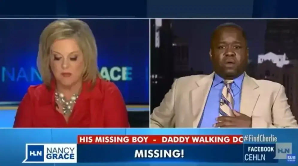 Charles Bothuell IV was caught off guard live on air. YouTube/ HLN