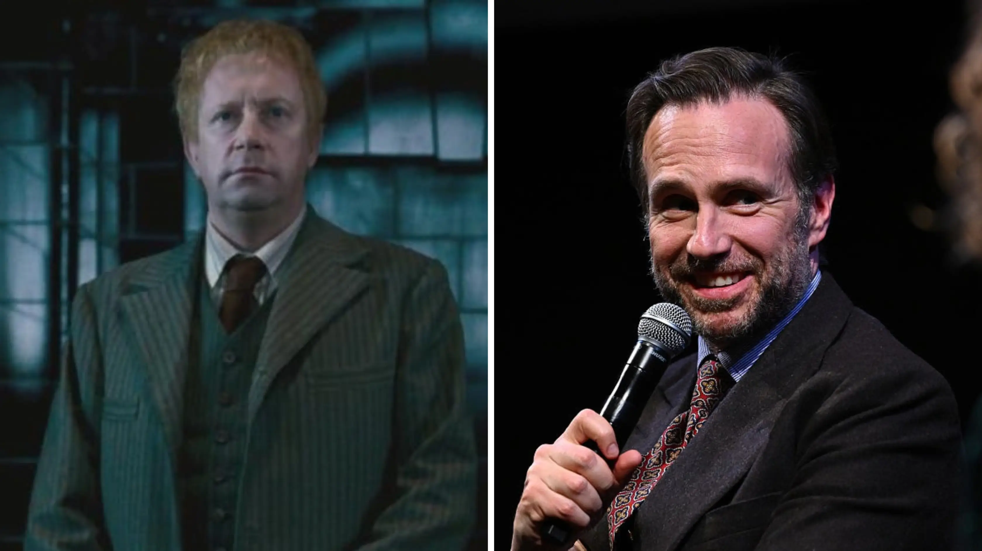 Rafe Spall will play Arthur Weasley (Warner Bros/Joe Maher/BAFTA/Getty Images for BAFTA)
