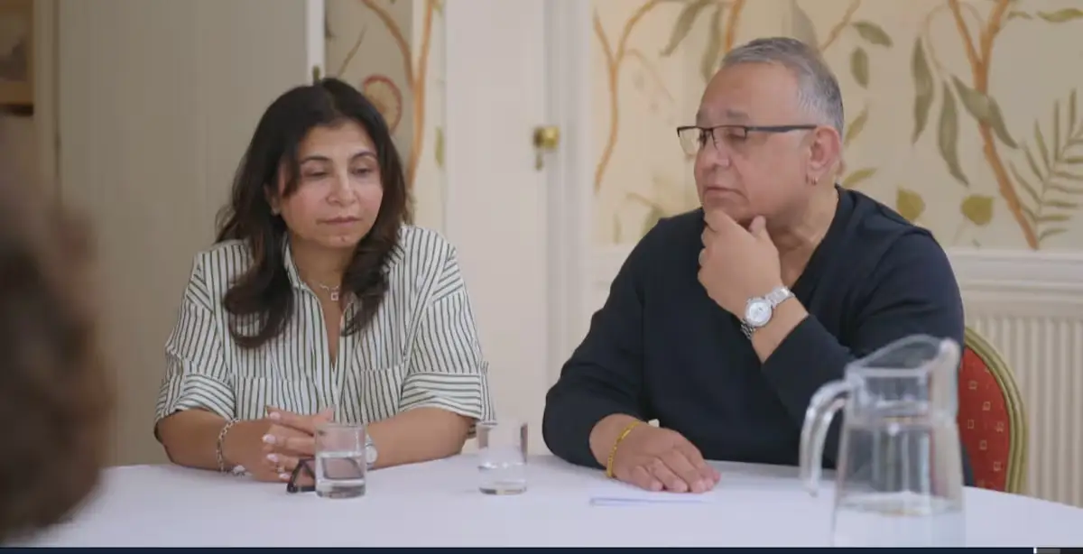 The richer couple seemingly enjoyed spending more time together in the smaller home (Channel 5)