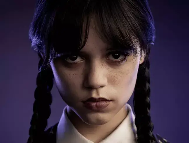 Ortega as Wednesday.