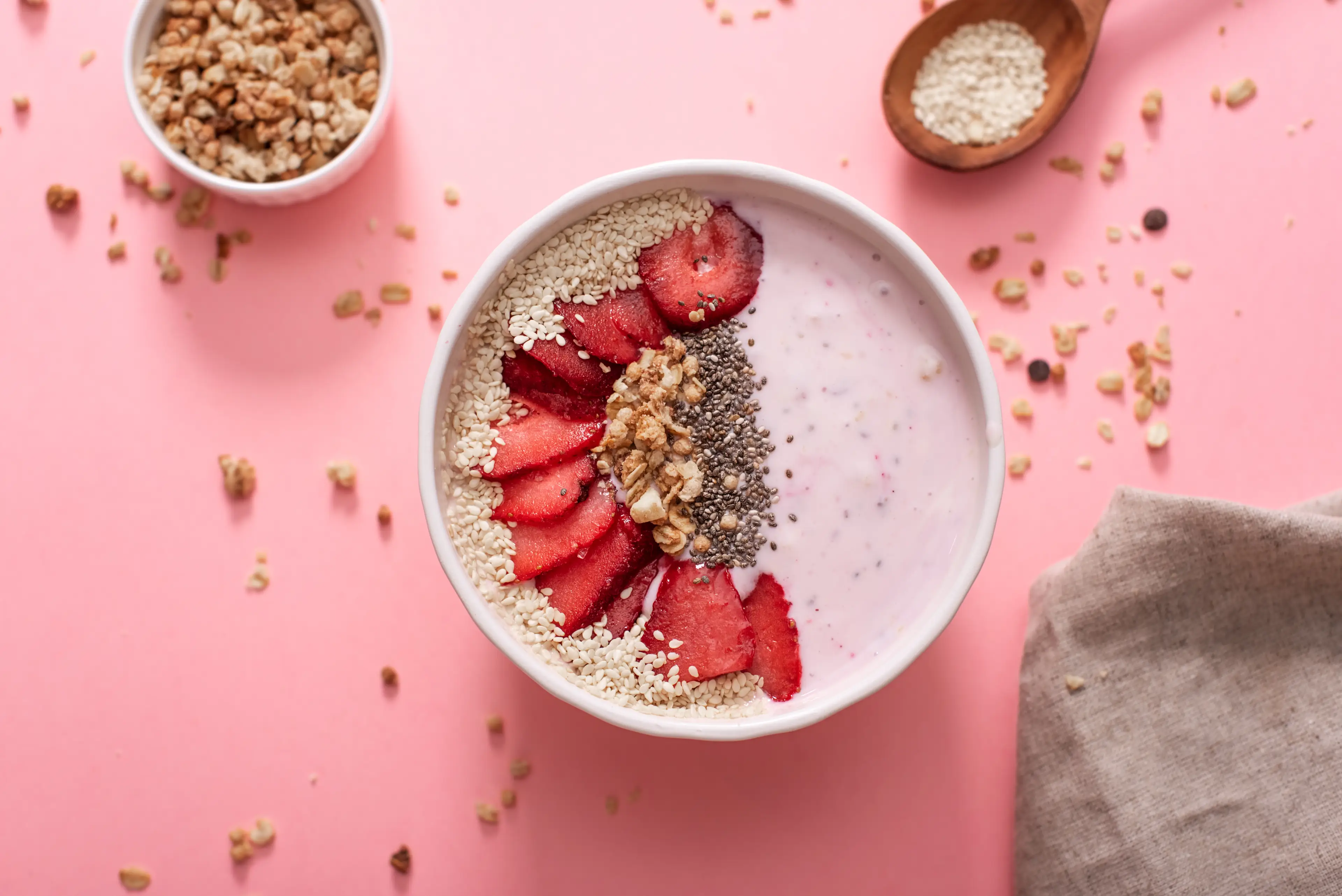 Chia seeds and yoghurt are the way to go. (Getty Stock Images)