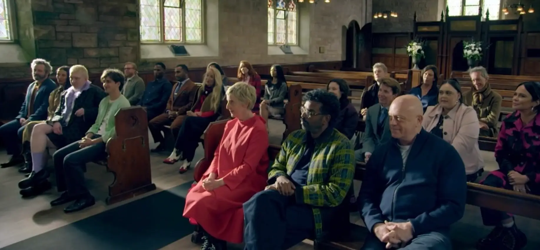 Fans got a glimpse of the 'brilliant' cast in a teaser clip shared on Thursday (BBC)