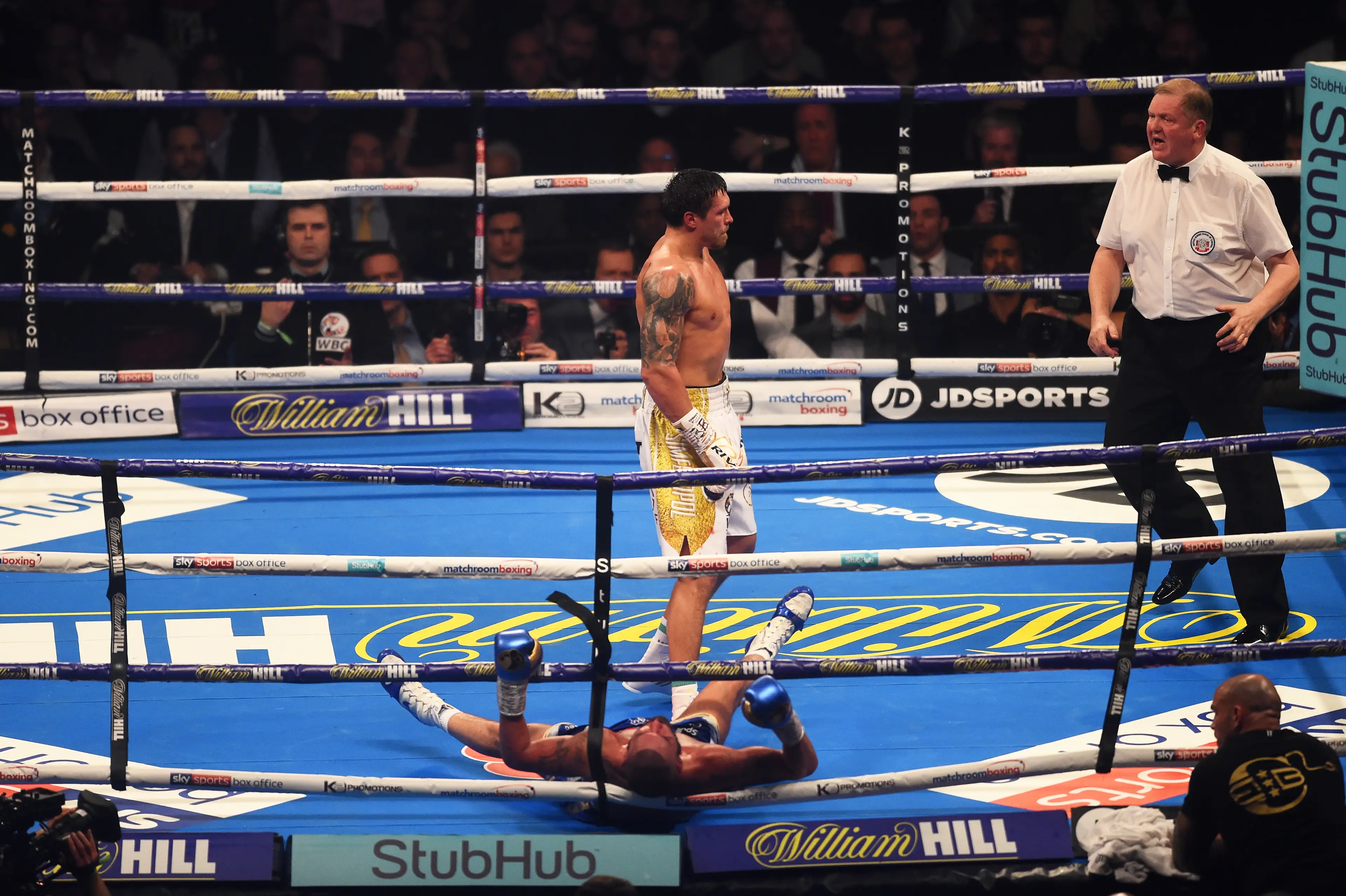 Bellew fought Usyk in 2018.