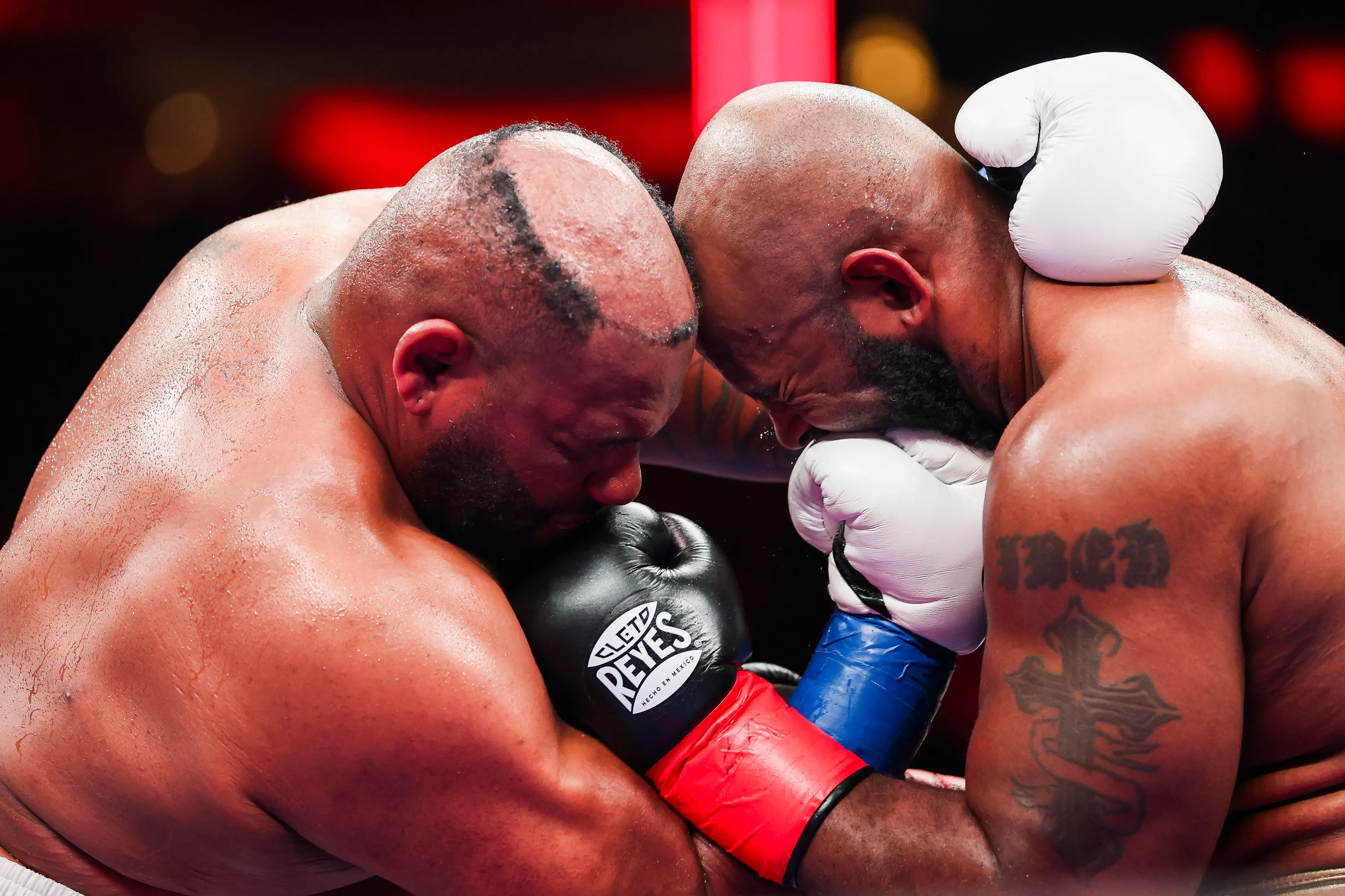 Miller left the ring without the hair he walked into it with (Ishika Samant/Getty Images)