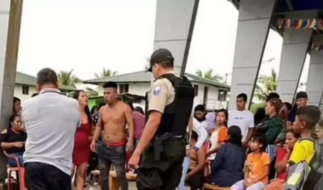 The unrest followed a suspected shooting (Cutaveno TV)