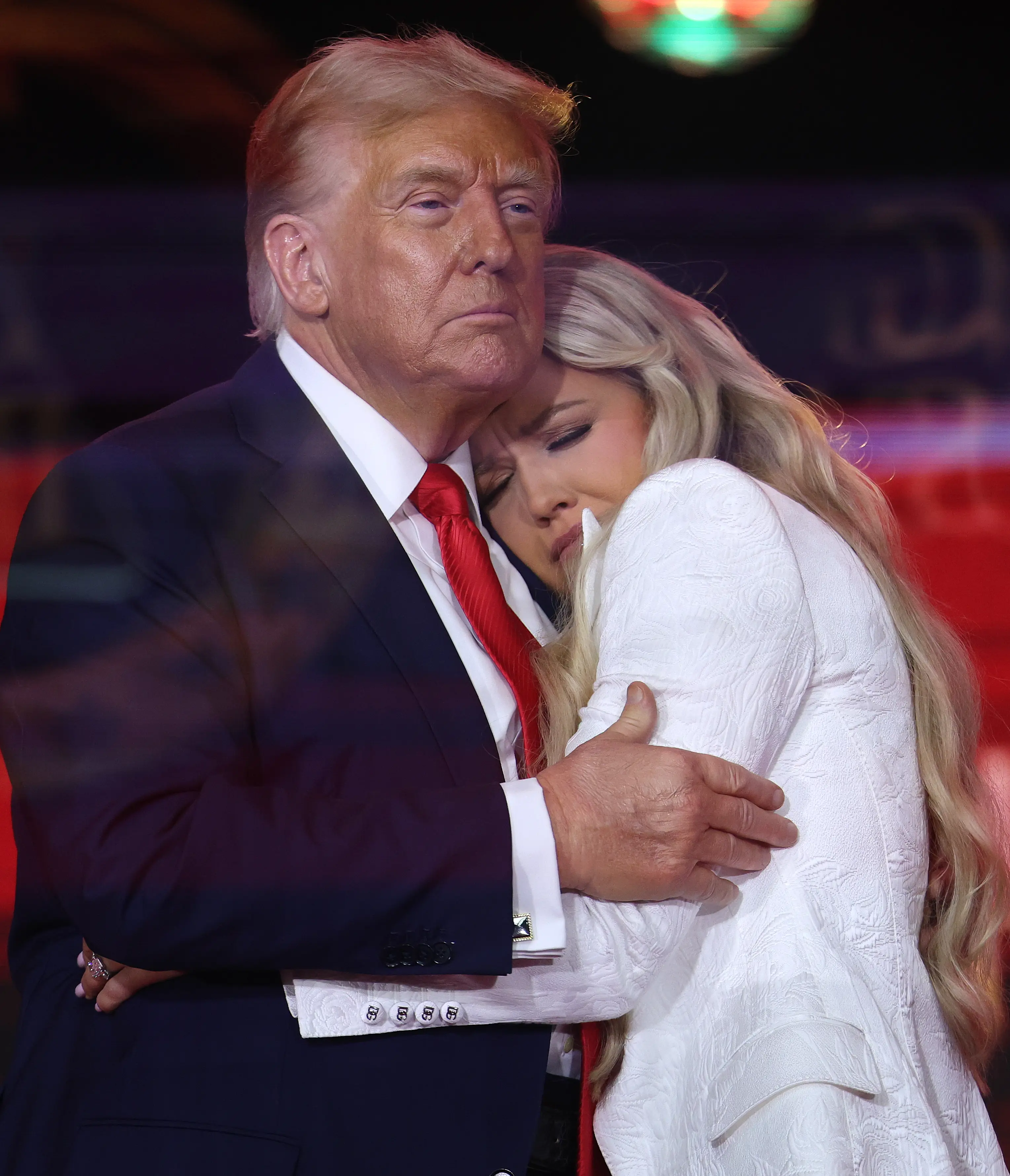 Erika Kirk and Donald Trump at the funeral (Win McNamee/Getty Images)