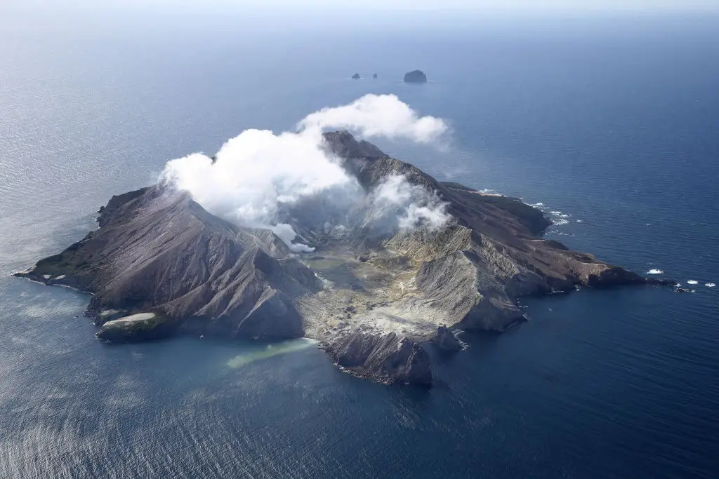 In December 2019, a deadly volcanic eruption happened on Whakaari/White Island while tourists were visiting (Phil Walter/Getty Images)