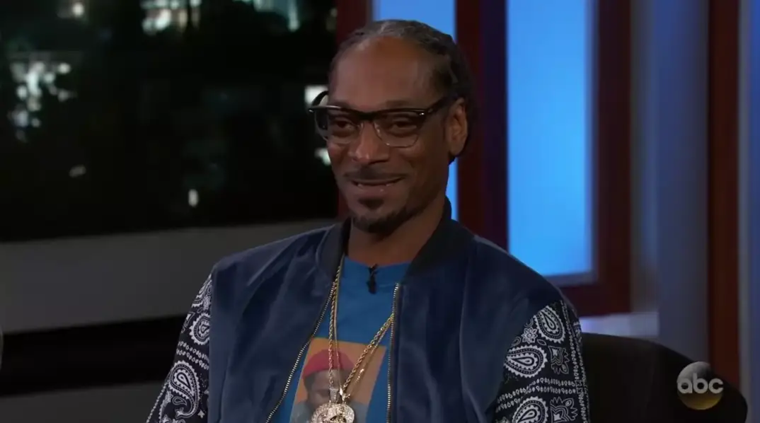 The 'Next Episode' rapper told the story on live TV with Jimmy Kimmel. (YouTube/Jimmy Kimmel Live)