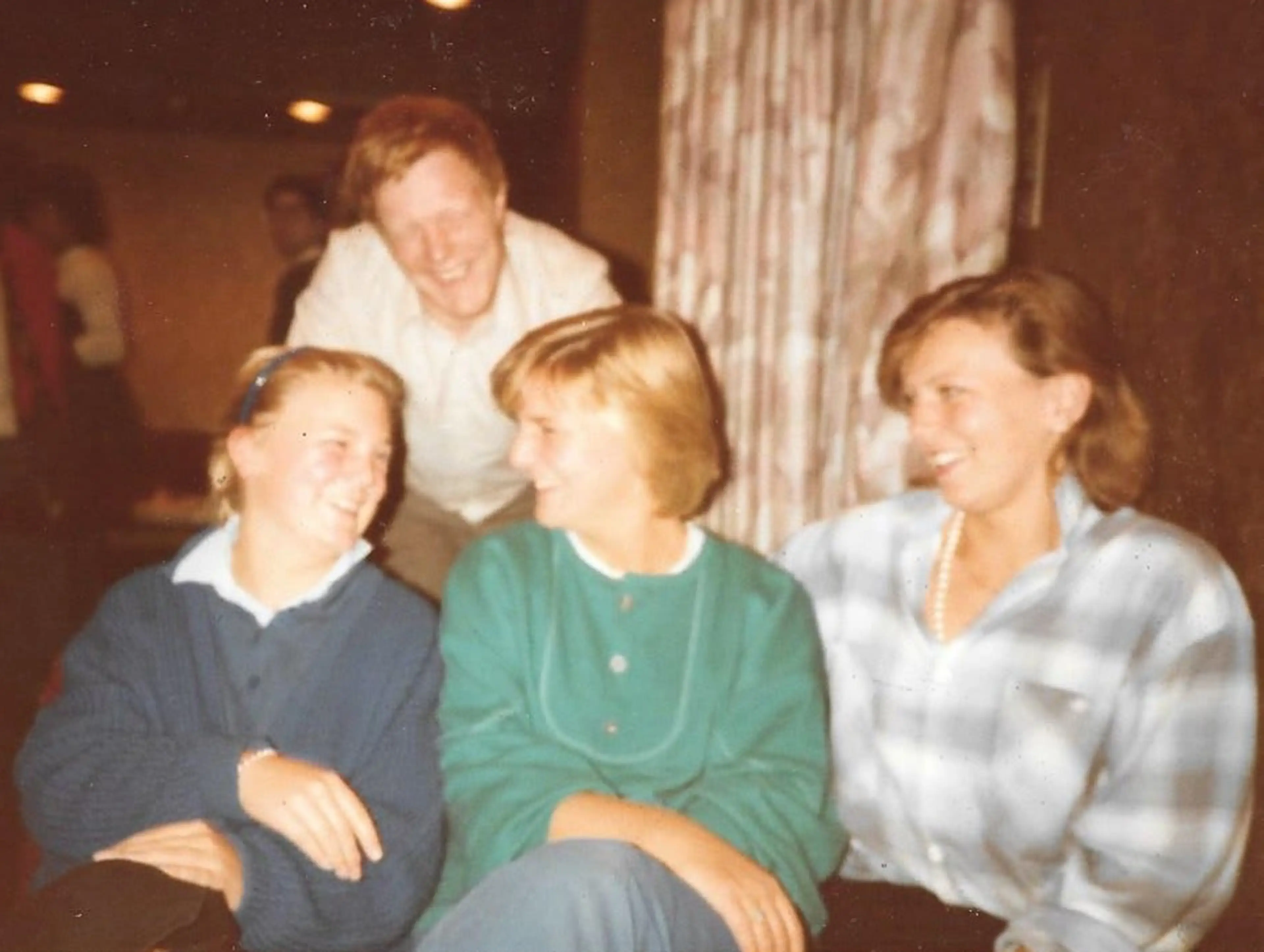 Photo of missing Suzy Lamplugh (right) with her siblings (Family Handout/PA)