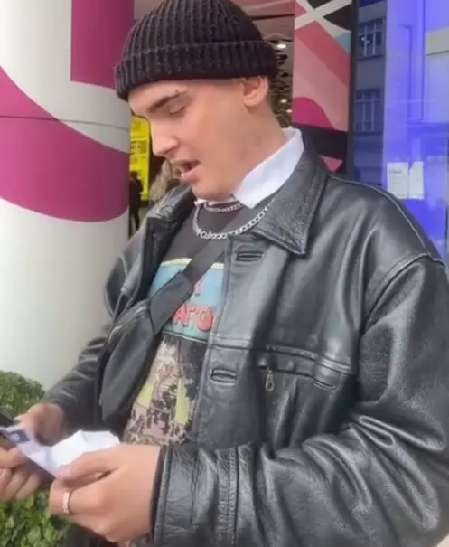 However, things took a turn when he read the message inside.