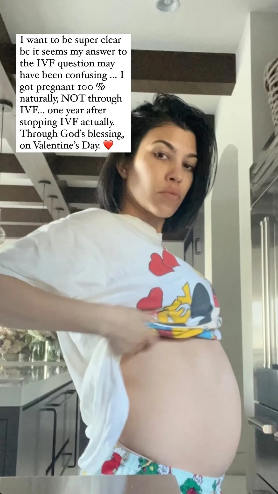 Kourtney Kardashian gave birth to Rocky last year. (Instagram/@kourtneykardash)