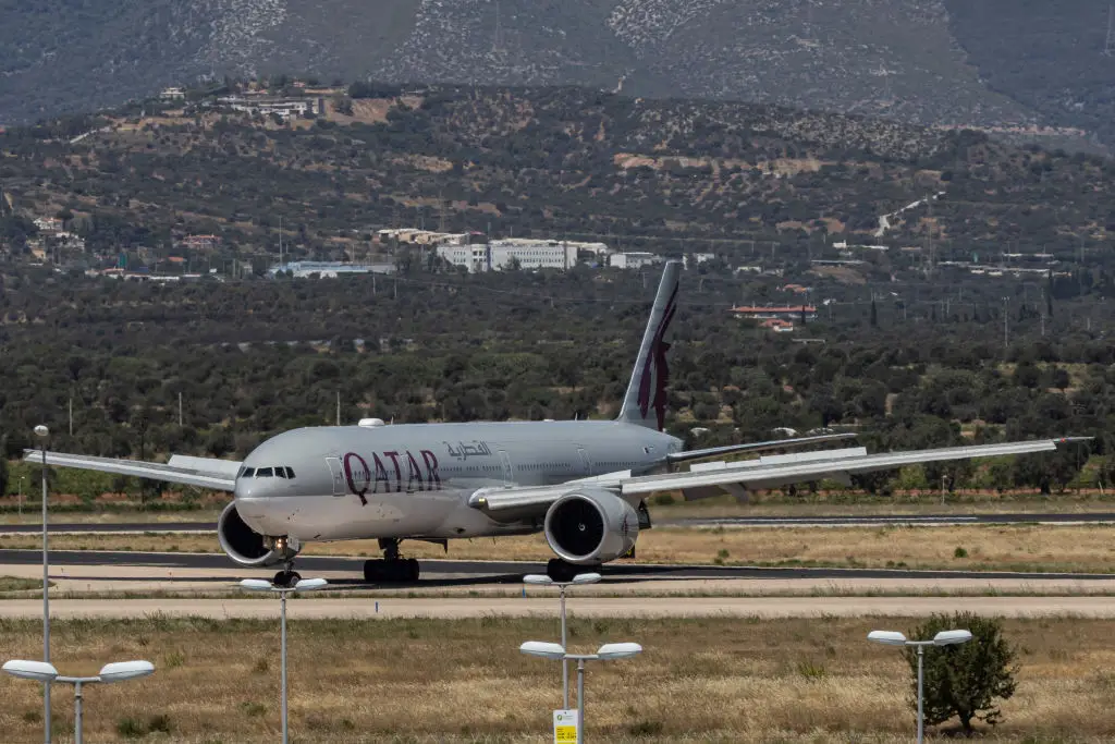 Flight QF017's passengers and crew underwent a lot onboard. (Nicolas Economou/NurPhoto via Getty Images)