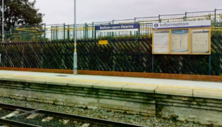 This all occurred at Bolton-upon-Dearne station. (Google Maps)