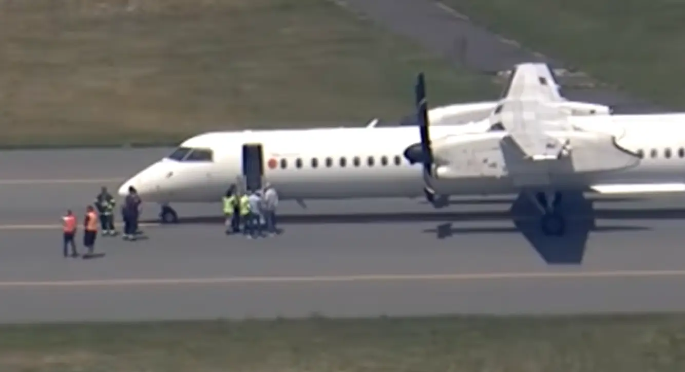 The pilot was taken to hospital (WCBV)