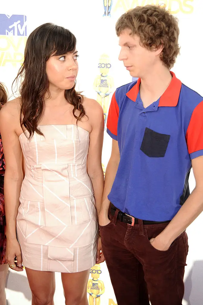 Cera and Plaza together in 2010 (Jeff Kravitz/FilmMagic)