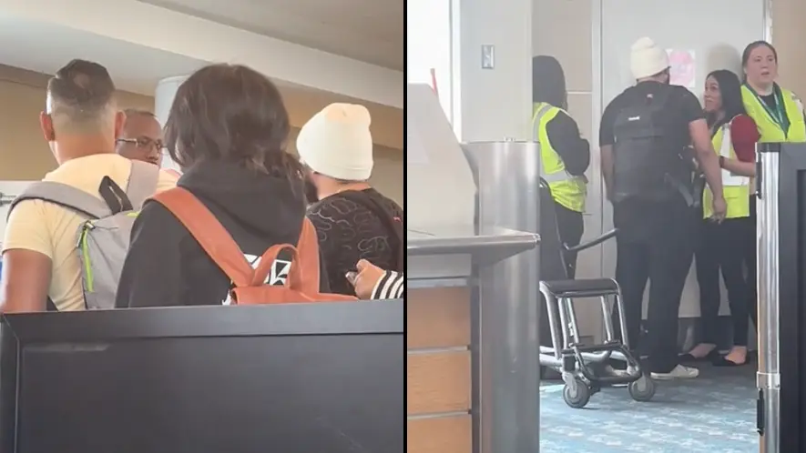 Woman issues warning after passenger was banned from flight after trying to use viral packing hack