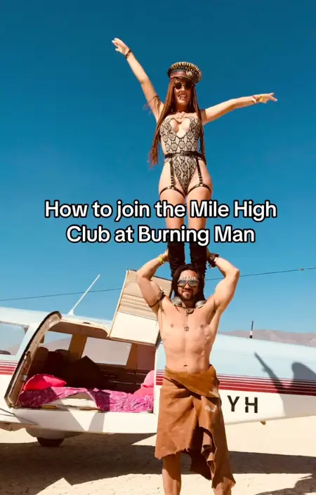 Delaney was candid about what went on in the plane (TikTok/@delaney.babe)