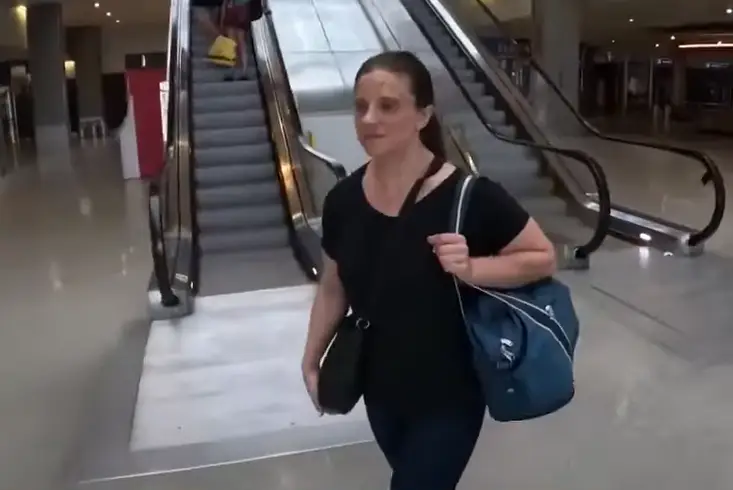 She explained that she was discriminated against by the air staff.  (YouTube/ KCRA 3)