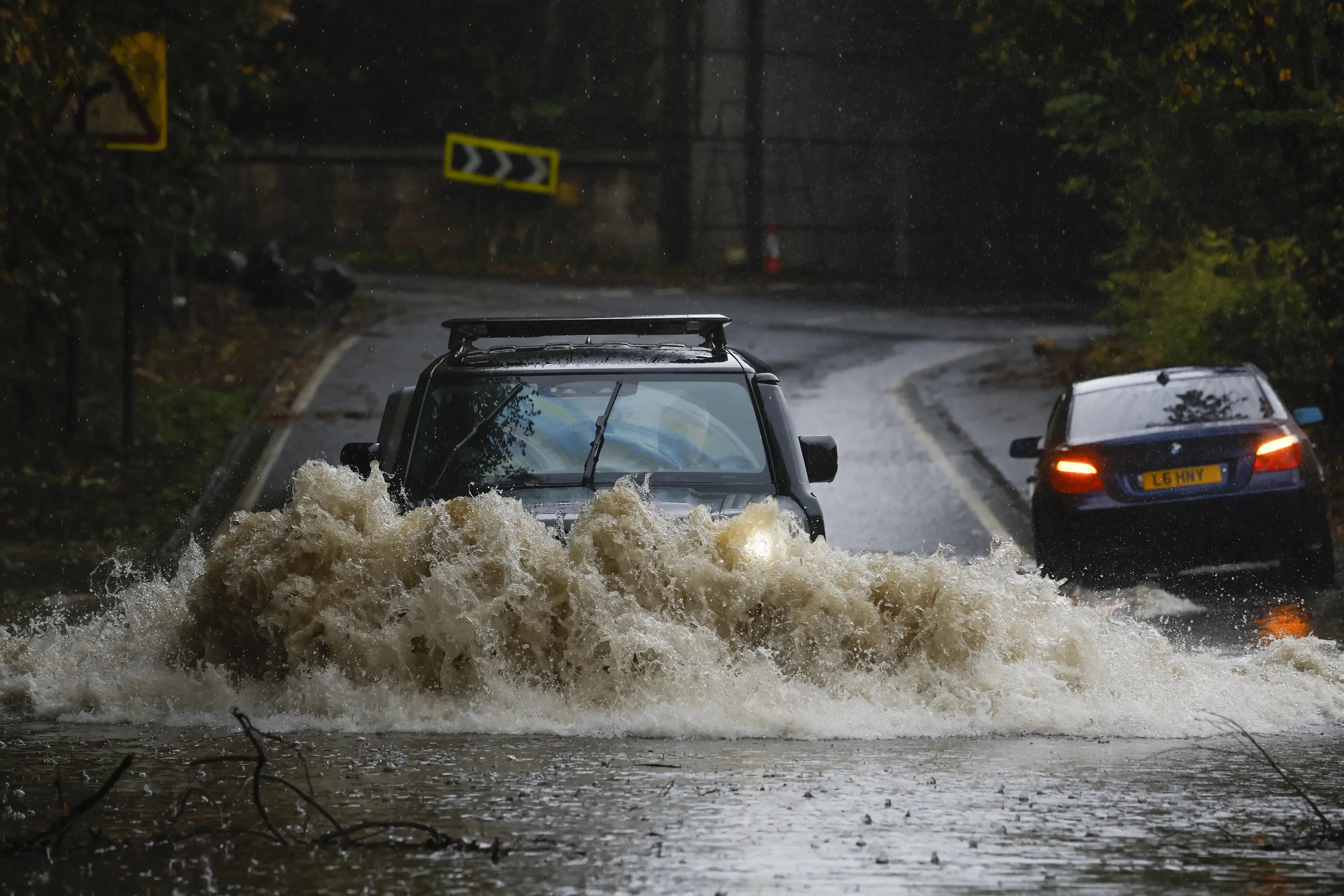 Three men have died on the roads during Storm Bert (Jeff J Mitchell/Getty Images)