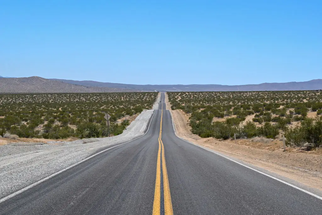 You're not going to get lost on this road, but breaking down would be a very dangerous thing to happen. (Tayfun Coskun/Anadolu via Getty Images)