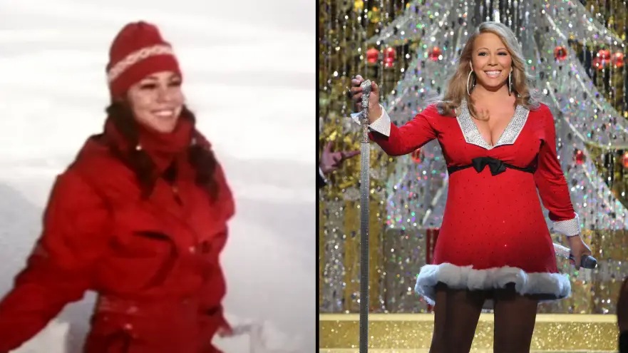YouTube/Mariah Carey. Danny Feld/Disney General Entertainment Content via Getty Images