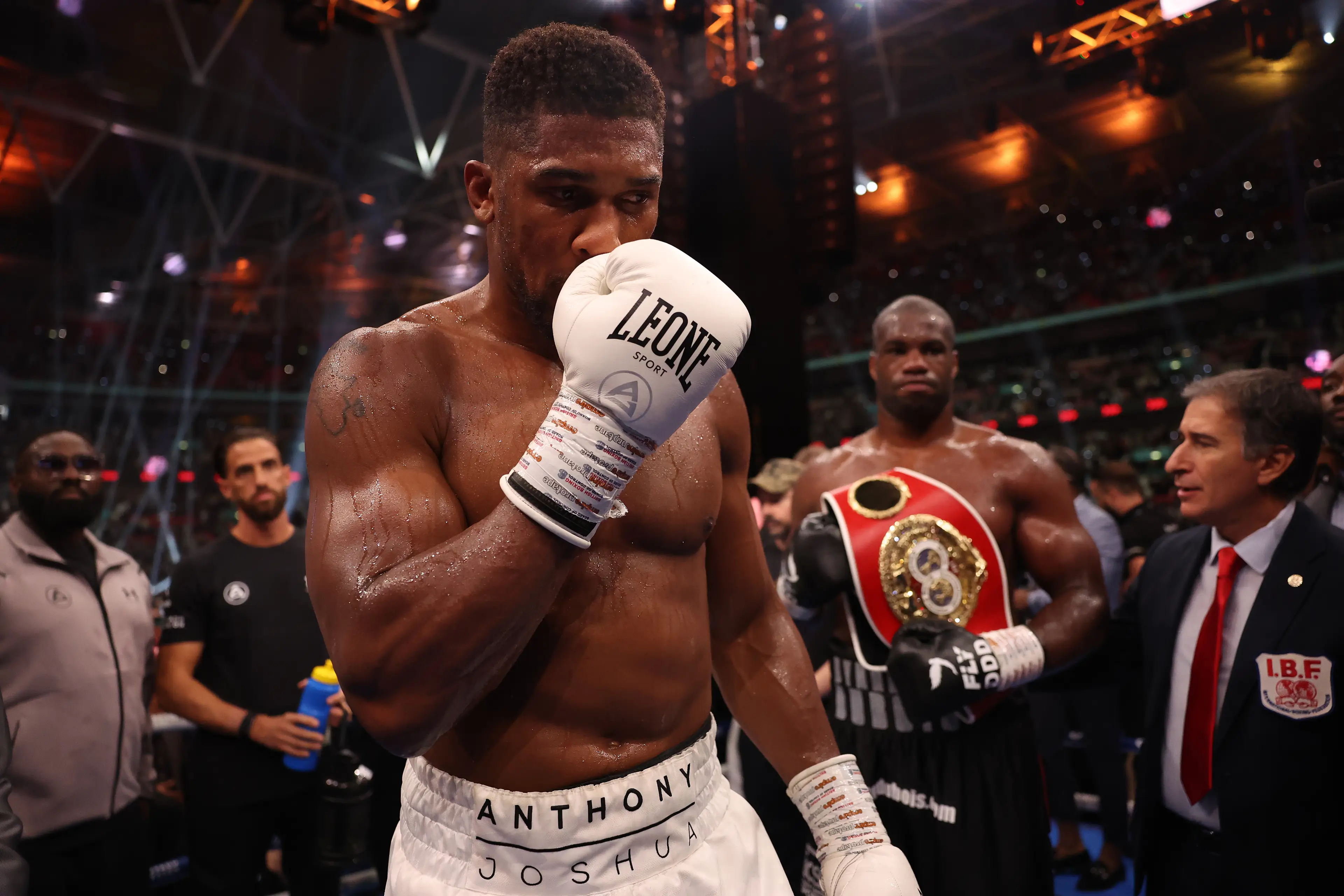 Anthony Joshua is the two-time unified heavyweight world champion (Mark Robinson/Matchroom Boxing/Getty Images)