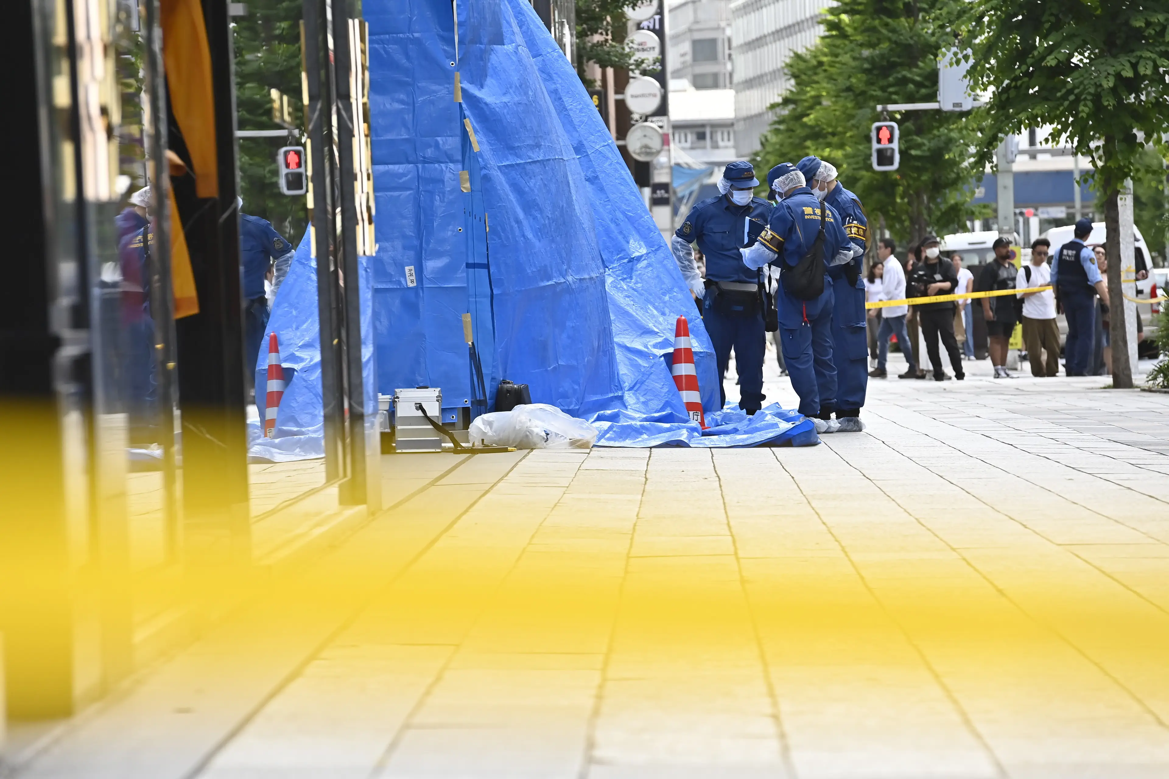 More than 20 people were taken to hospital. (David Mareuil/Anadolu via Getty Images)