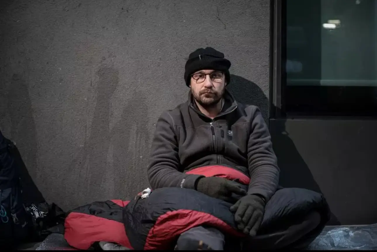 Richie is now sleeping on the streets (JustGiving)