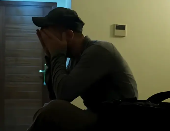 He recalled hearing bombs going off from his hotel. (YouTube/@drewbinsky)