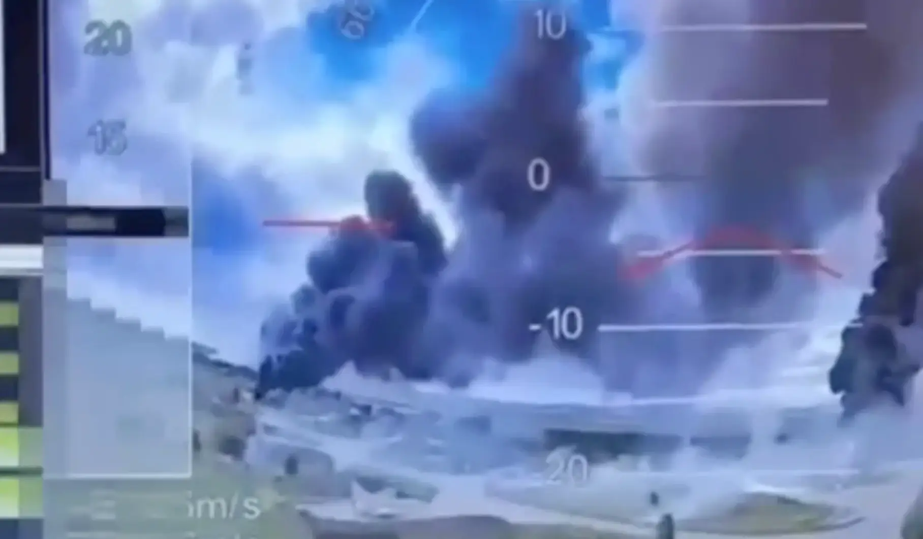 Footage from the drone attacks (Ukrainian Security Service)