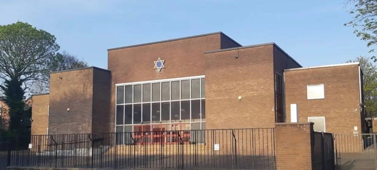 The incident took place this morning at Heaton Park Hebrew Congregation Synagogue in Crumpsall (Google)