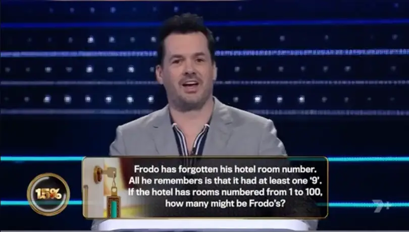 Jim Jefferies asked the challenging question. (7Plus)