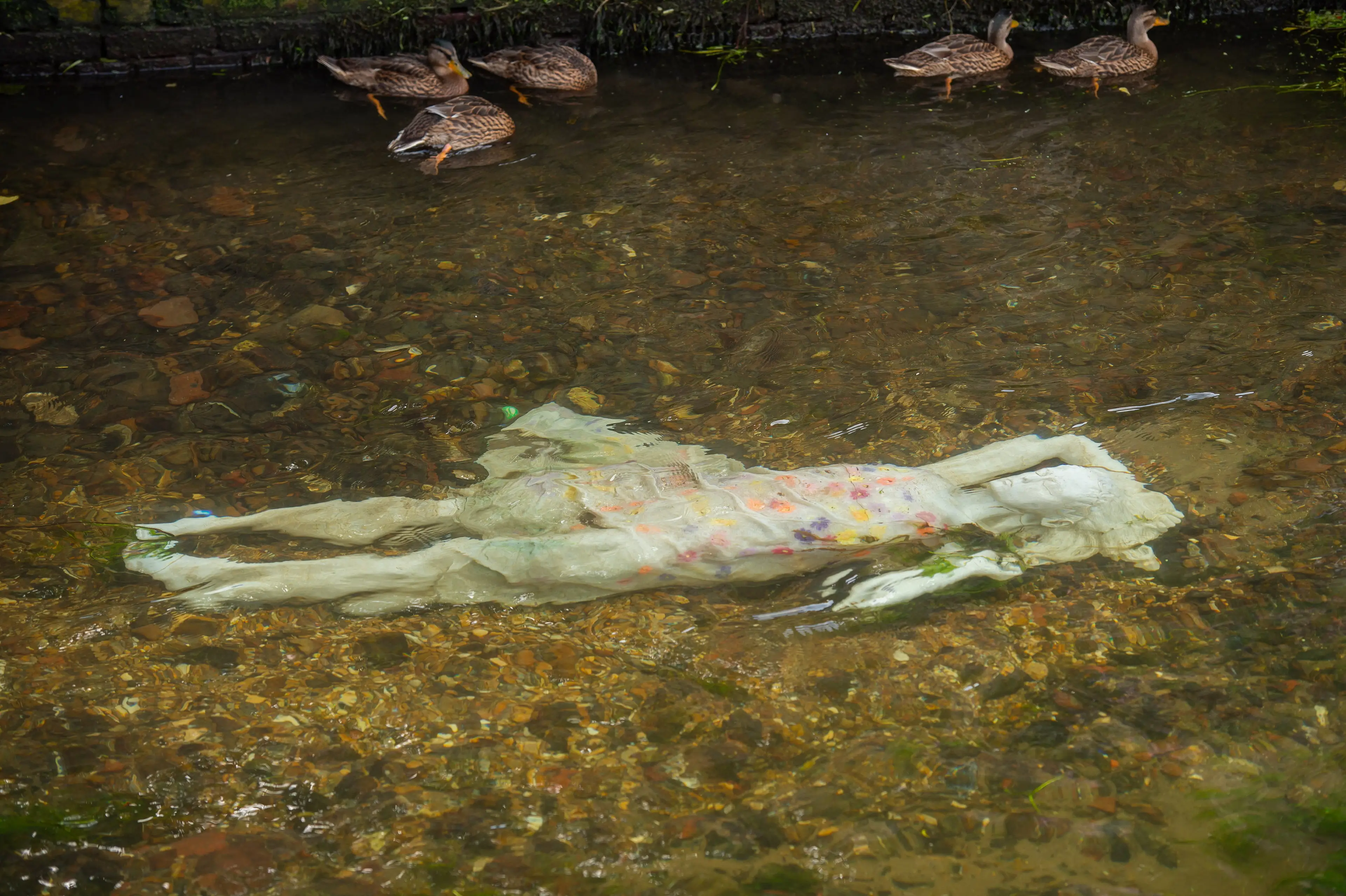 The sculpture in the water (SWNS)