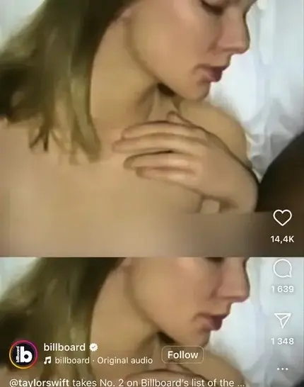 Billboard bizarrely included a snippet of the wax figure of the pop star which Kanye West used in his 'Famous' video (Instagram)