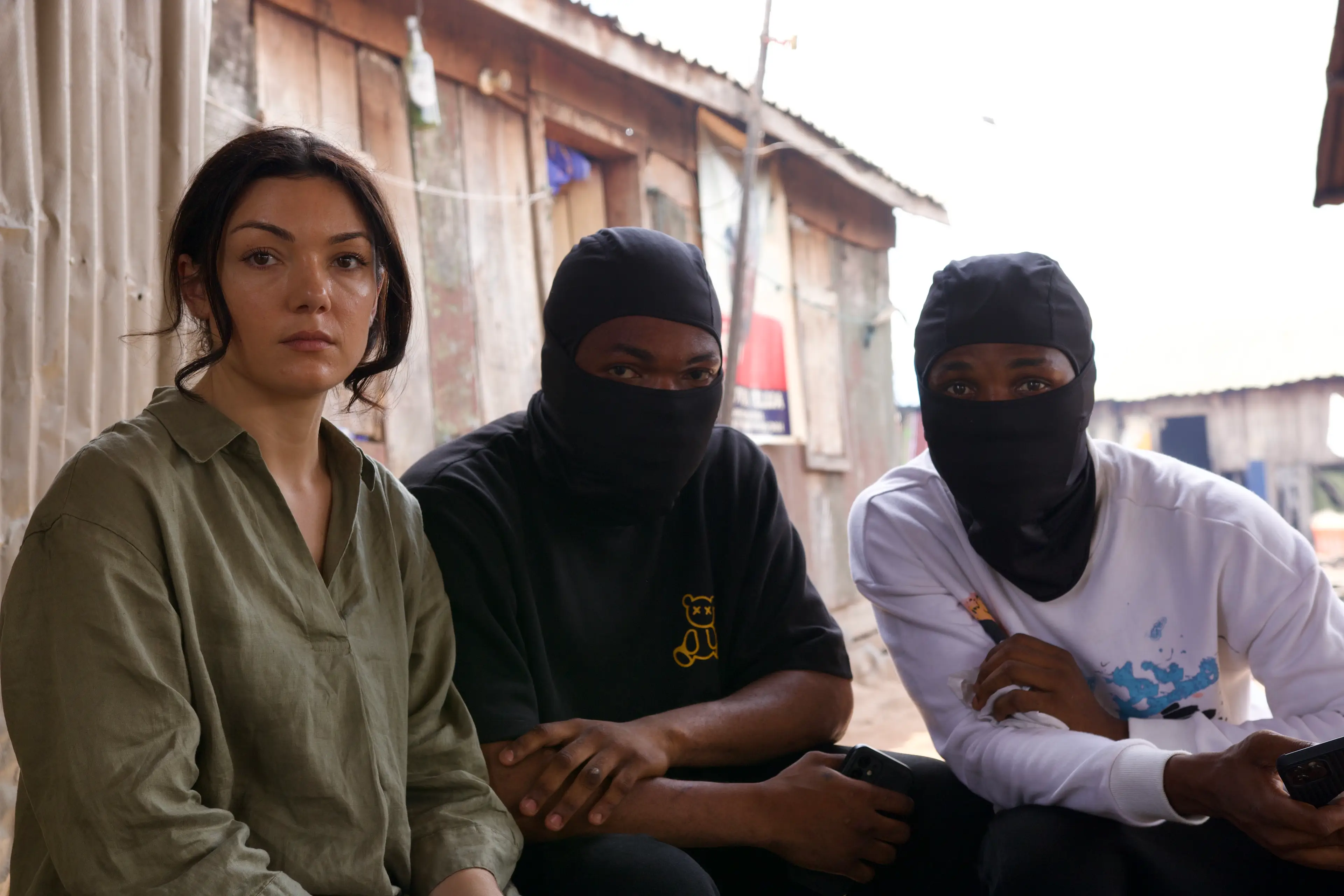 The new documentary sees interviews with the scammers in Nigeria. (BBC)