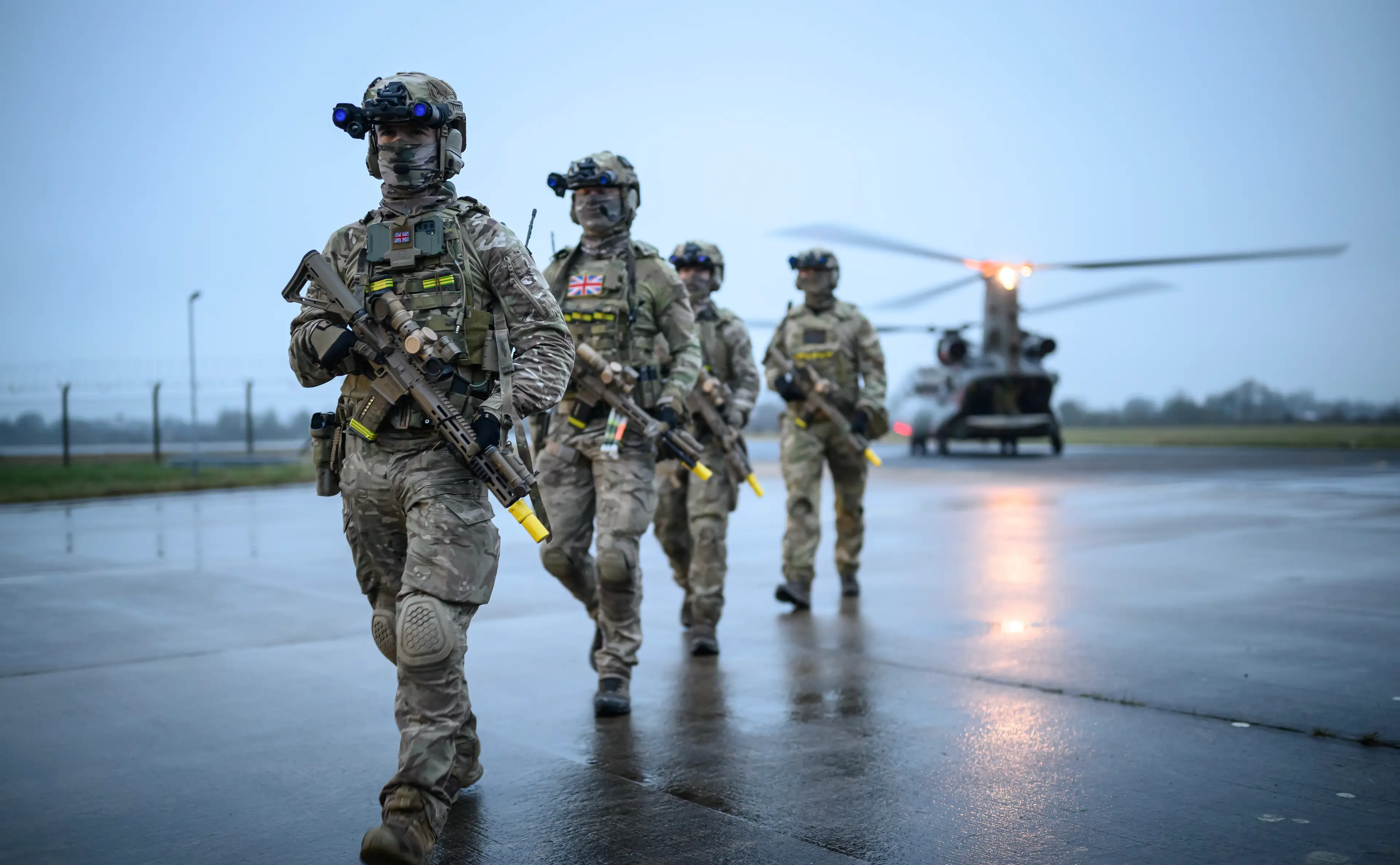 Putin propagandists have mocked the size and capabilities of the British Army (Leon Neal/Getty Images)