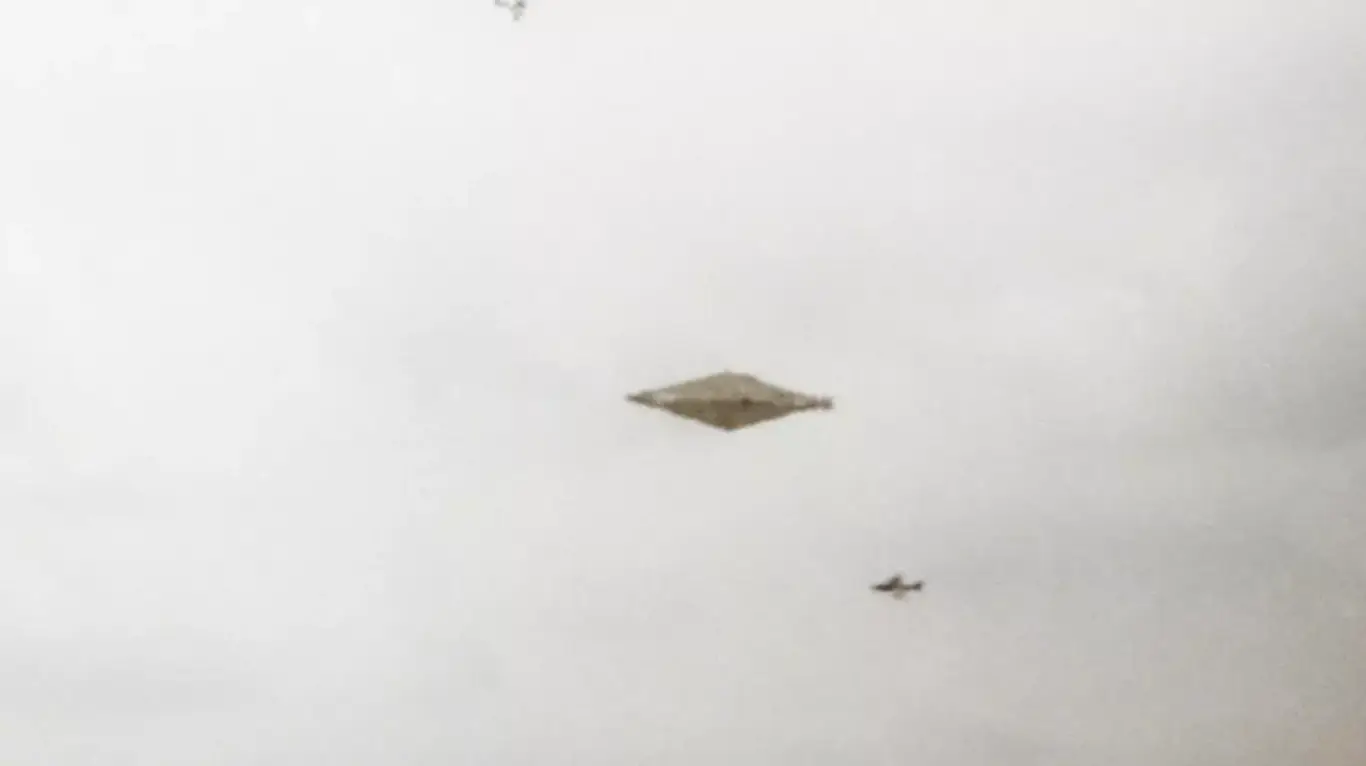 Some people believe that the 'Calvine Photograph' shows a UFO encounter that was handled by the military. Sheffield Hallam University/Craig Lindsay