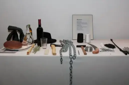 Some of the items left out for people to use (Marina Abramovic Institute)