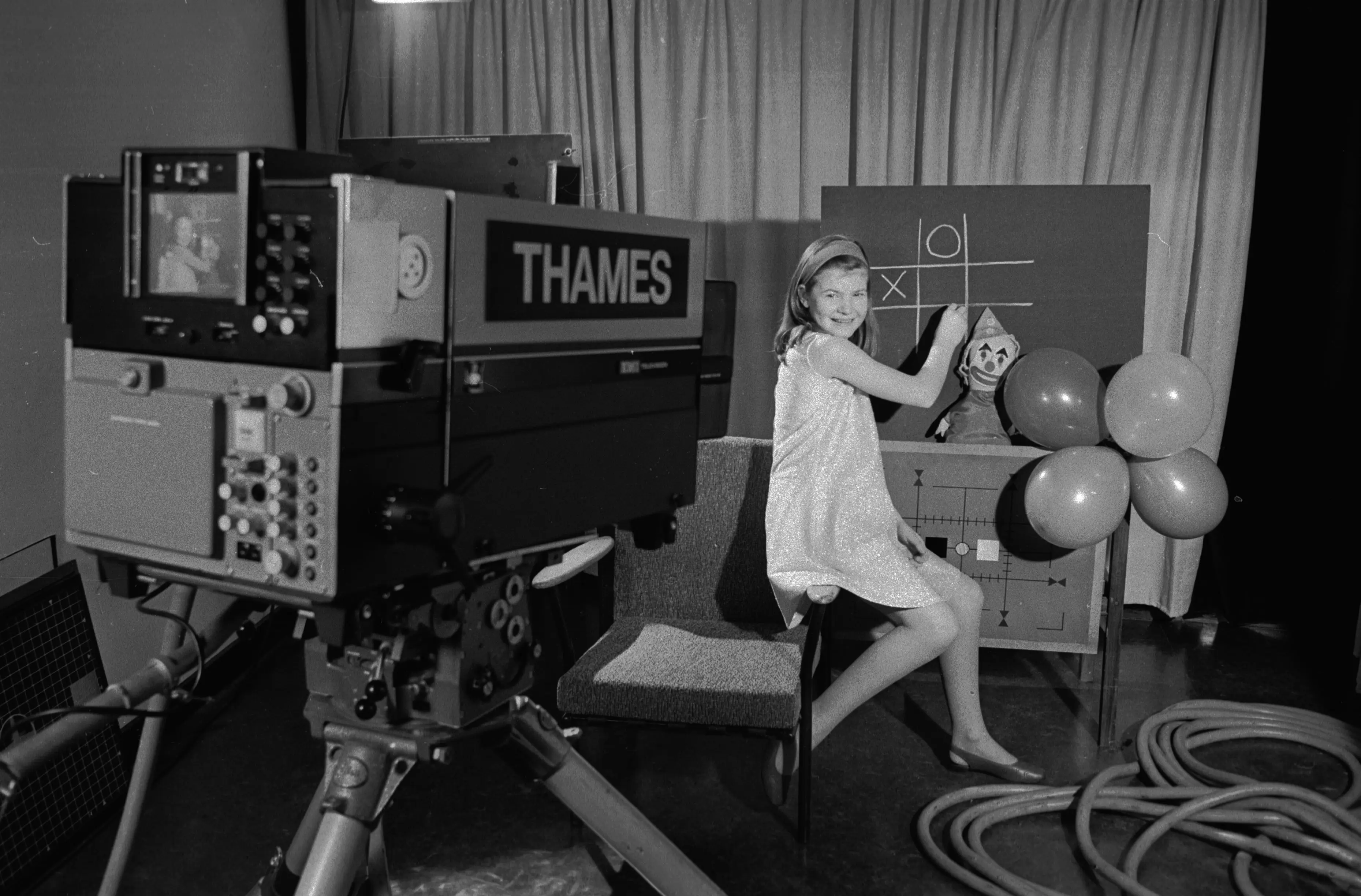 Carole Hersee is the famous test card girl (Ian Tyas/Keystone/Getty Images)