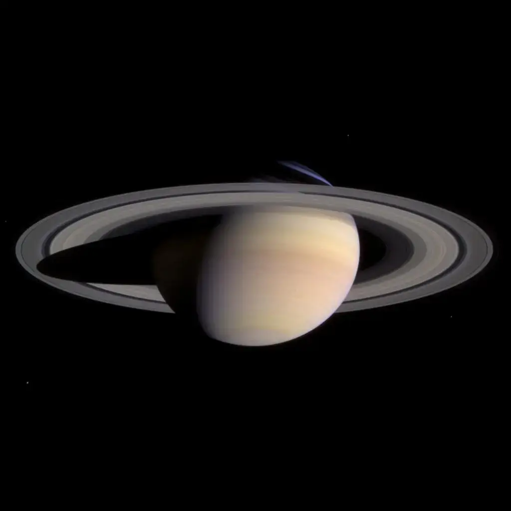 The first image of Saturn captured by Cassini (NASA/JPL/Space Science Institute)
