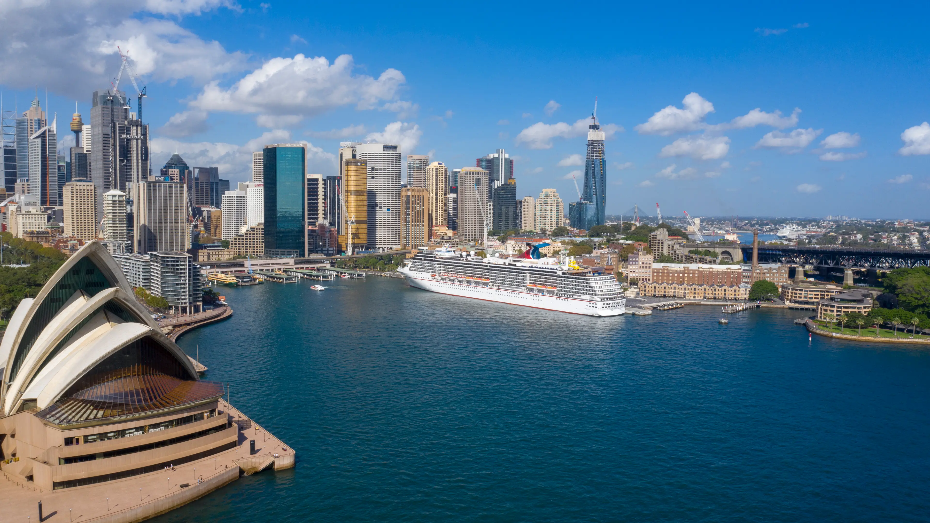A Carnival cruise ship in Sydney Harbour (James D. Morgan/Getty Images)