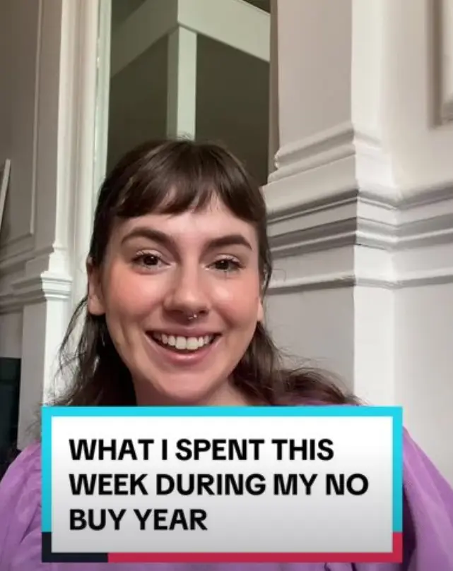PhD student Mia Westrap is attempting a 'no-buy year' (TikTok/@miawestrap)