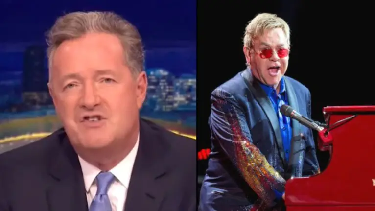 Piers Morgan takes swipe at Elton John after singer leaves Twitter