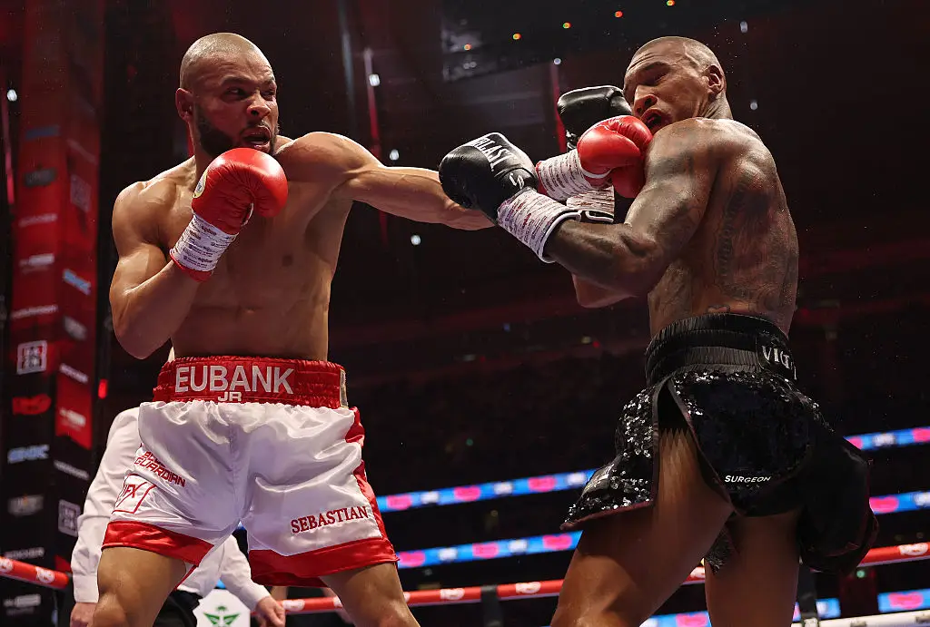 Eubank Jr. captured the IBO middleweight title with the win over Benn (Mark Robinson/Getty Images)