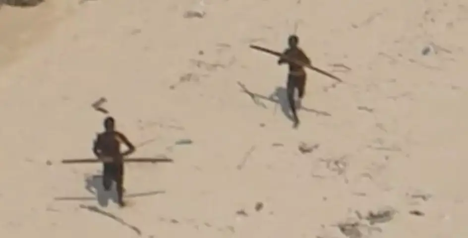 The tribes have lived in isolation for tens of thousands of years. (Indian Coast Guard)