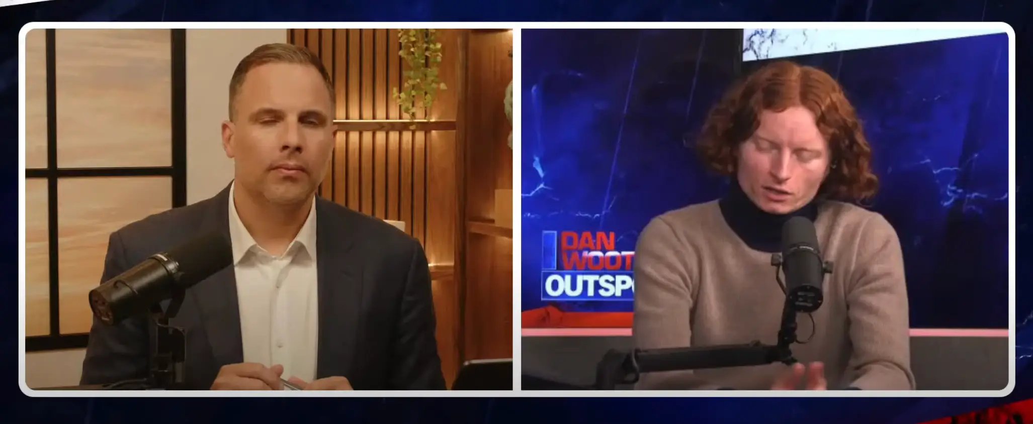 George Gilbert and Dan Wootton railed against 'woke' culture on Wootton's YouTube show (Dan Wootton Outspoken)