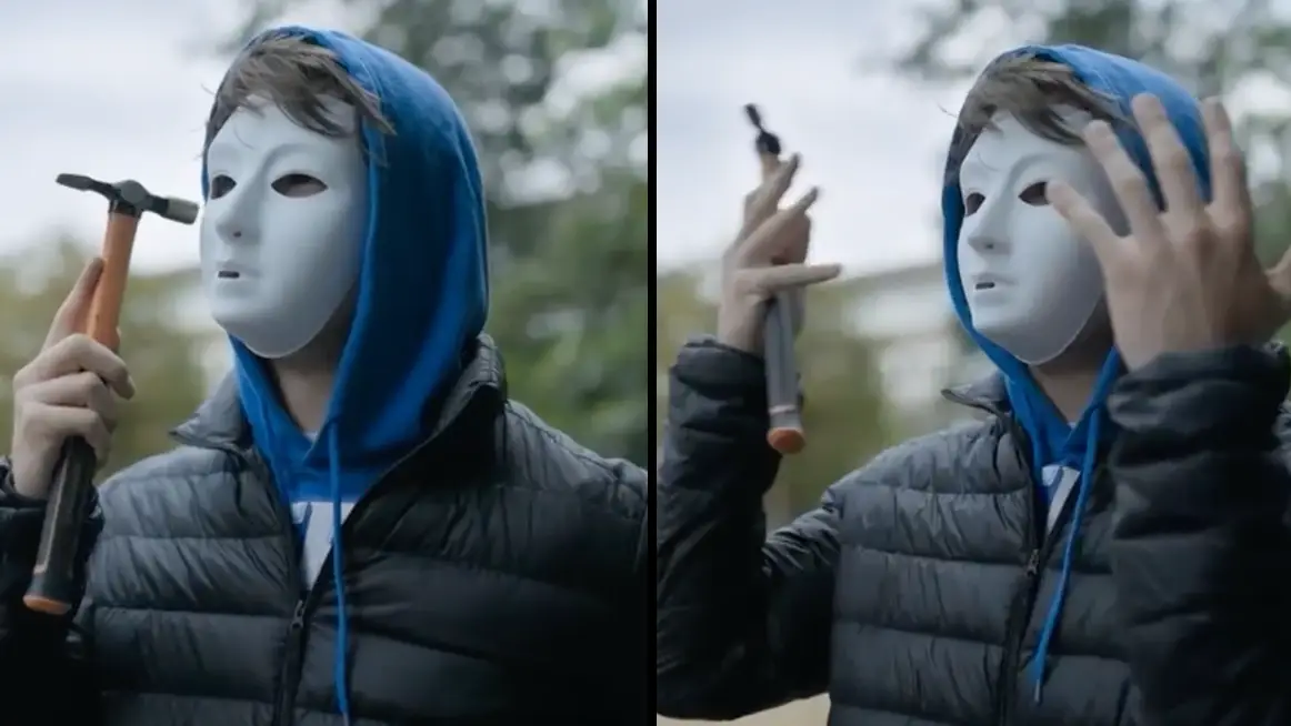 Incel virgin hits himself in face with hammer to make himself 'look better'