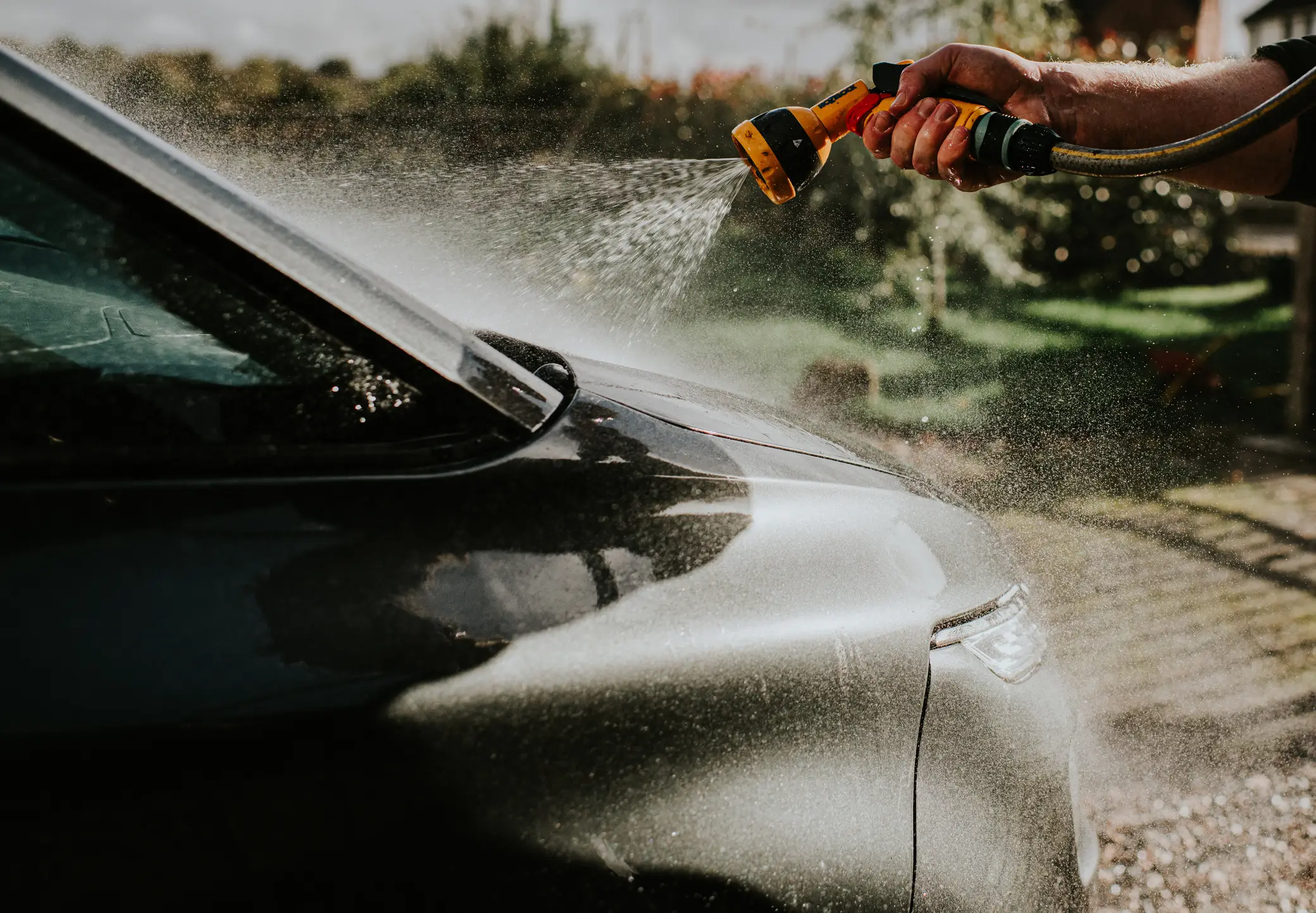 Washing a car is banned as well (Getty Stock)