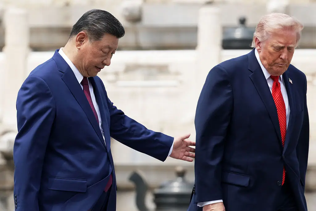 Trump is in China to discuss several things, including Taiwan (Alex Wong/Getty Images)