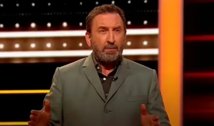 Lee Mack was probably in disbelief as she claimed the £100k prize (ITV)